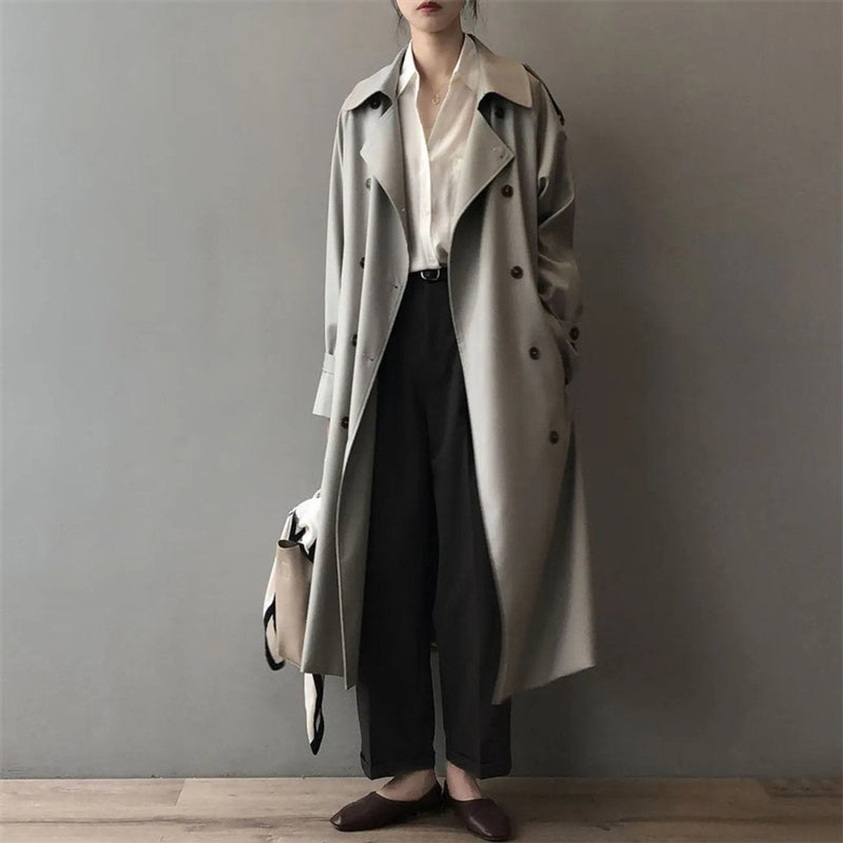 Ellie | Women's Long Waterproof Trench Coat Double Breasted
