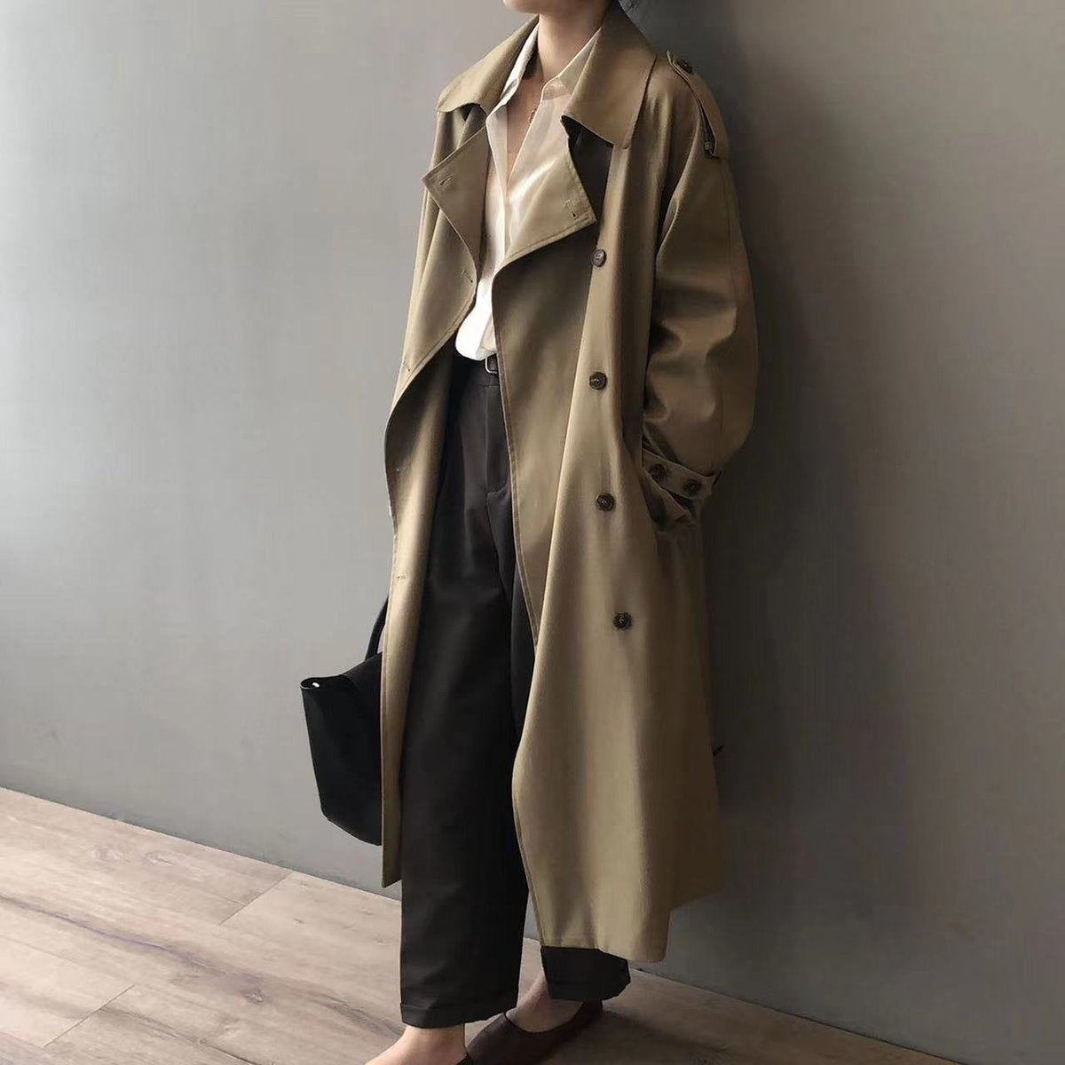 Ellie | Women's Long Waterproof Trench Coat Double Breasted