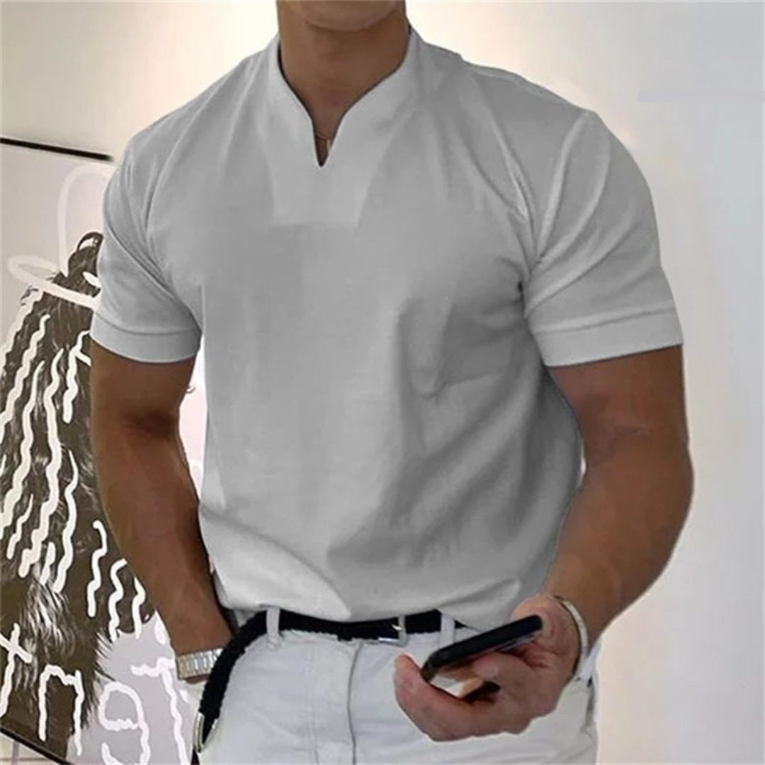 V-Neck Slim Fit T-Shirt for Men