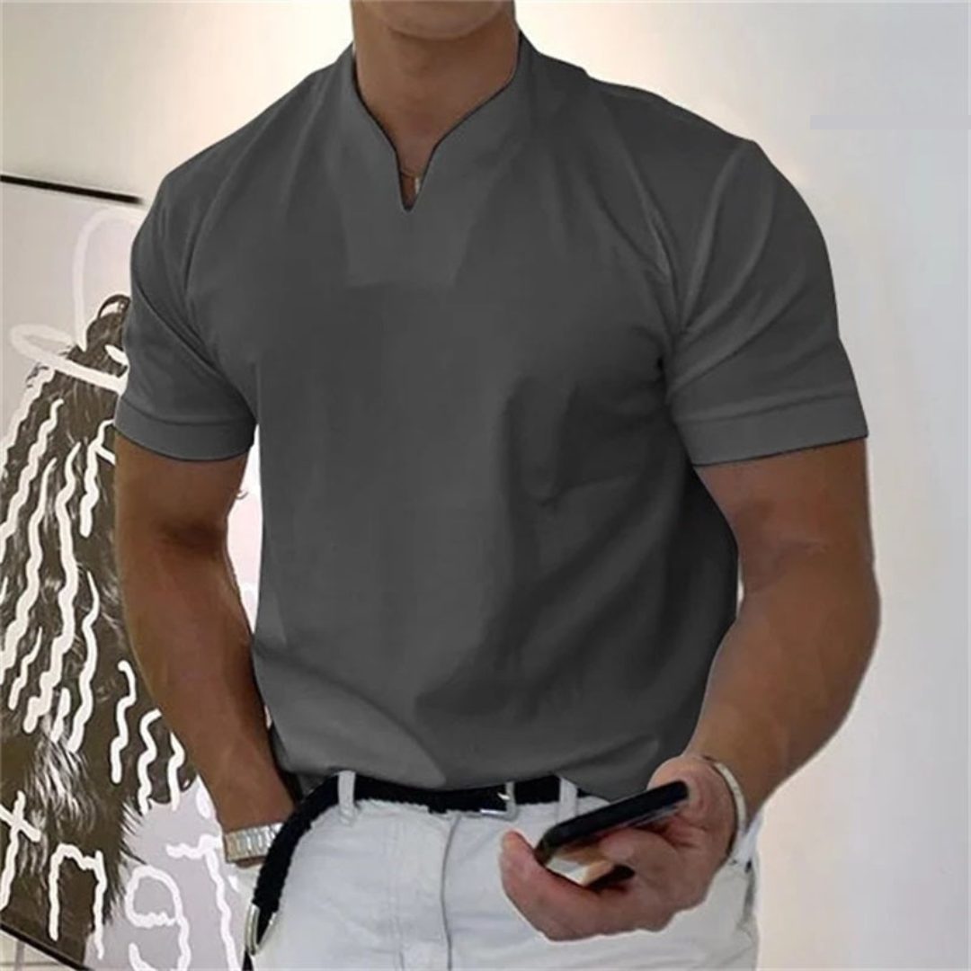 V-Neck Slim Fit T-Shirt for Men