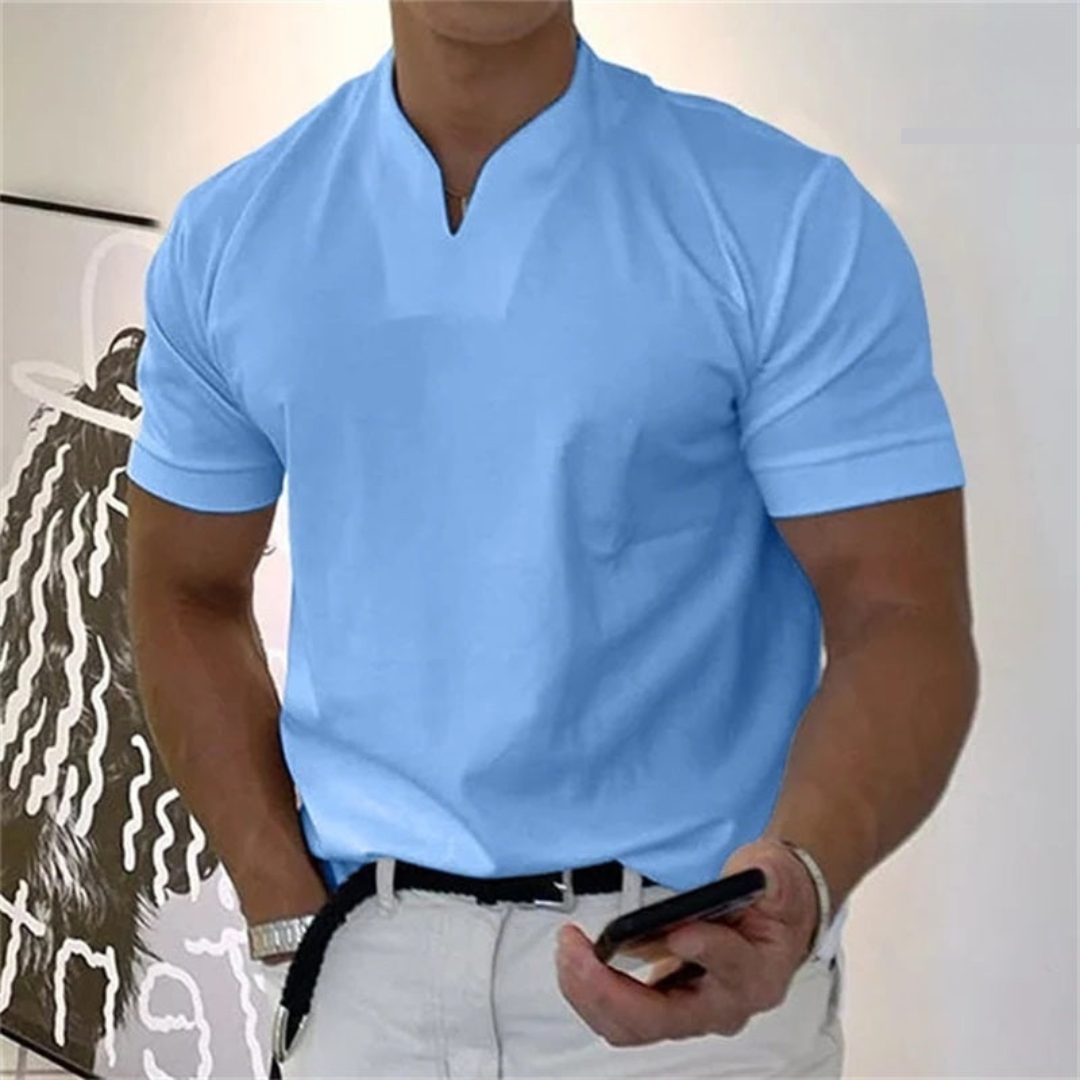 V-Neck Slim Fit T-Shirt for Men