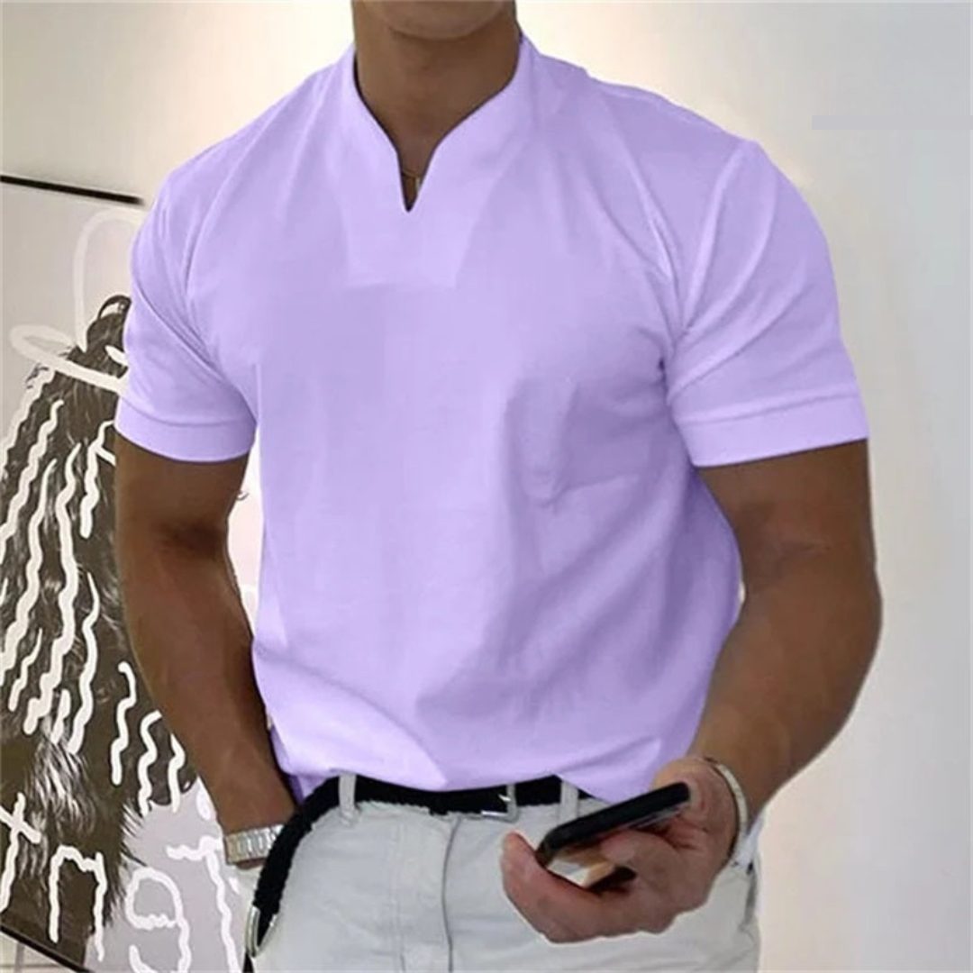 V-Neck Slim Fit T-Shirt for Men