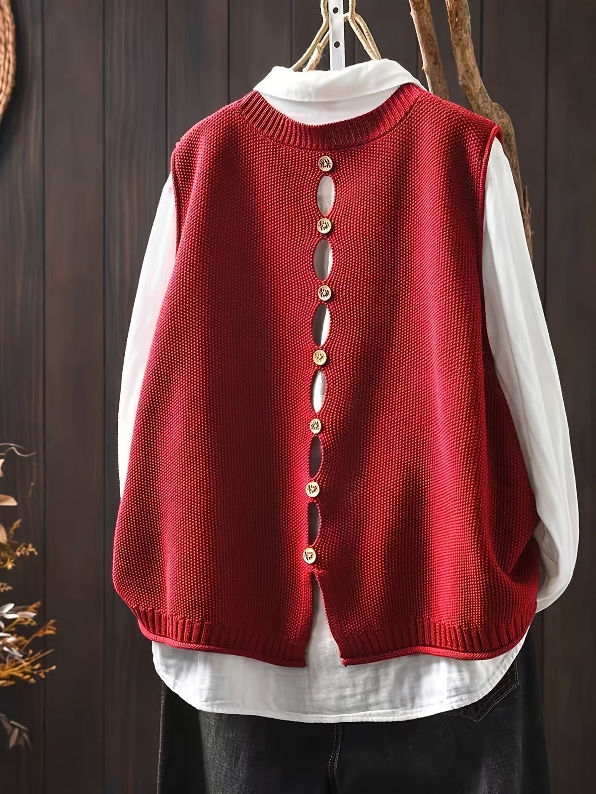 Rhoda | Knit Sweater Vest