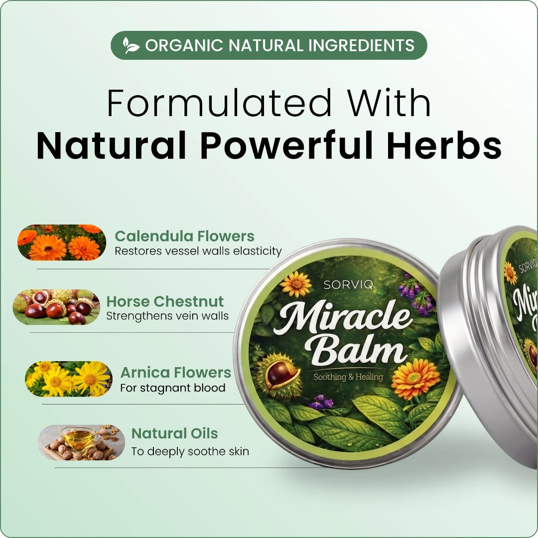 Varicose Vein with Horse Chestnut Arnica Calendula Balm