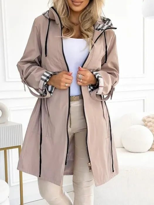 Sloane | Women's Hooded Rain Jacket Waterproof Zip Up