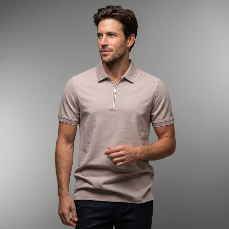 Marco Cotton Blend Golf Shirt – Stretch Performance Tailored Comfort Polo