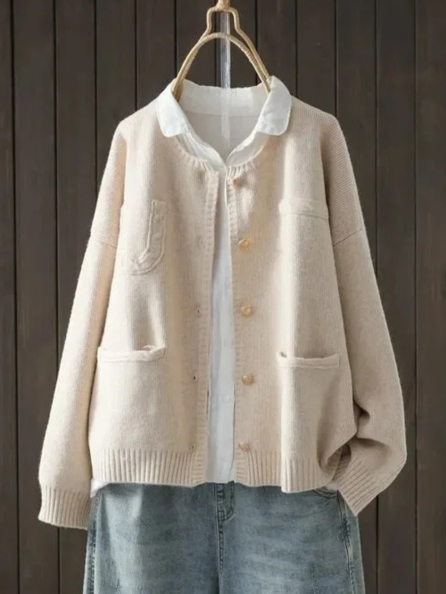 Romy | Knit Pockets Cardigan