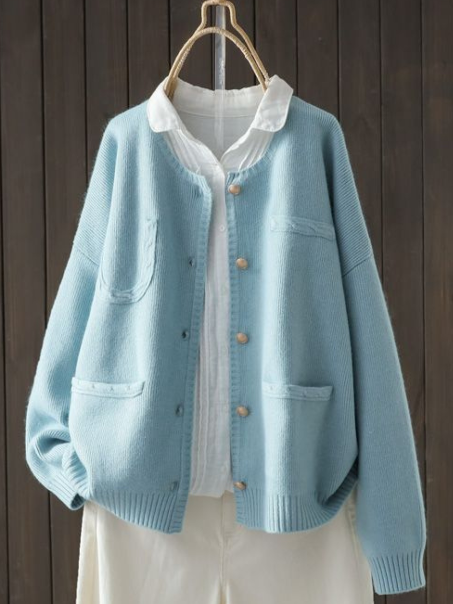 Romy | Knit Pockets Cardigan