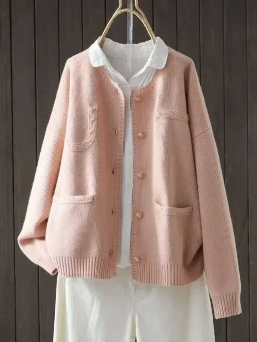 Romy | Knit Pockets Cardigan