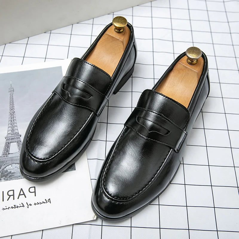 Vincent | Men's Leather Chunky Loafers