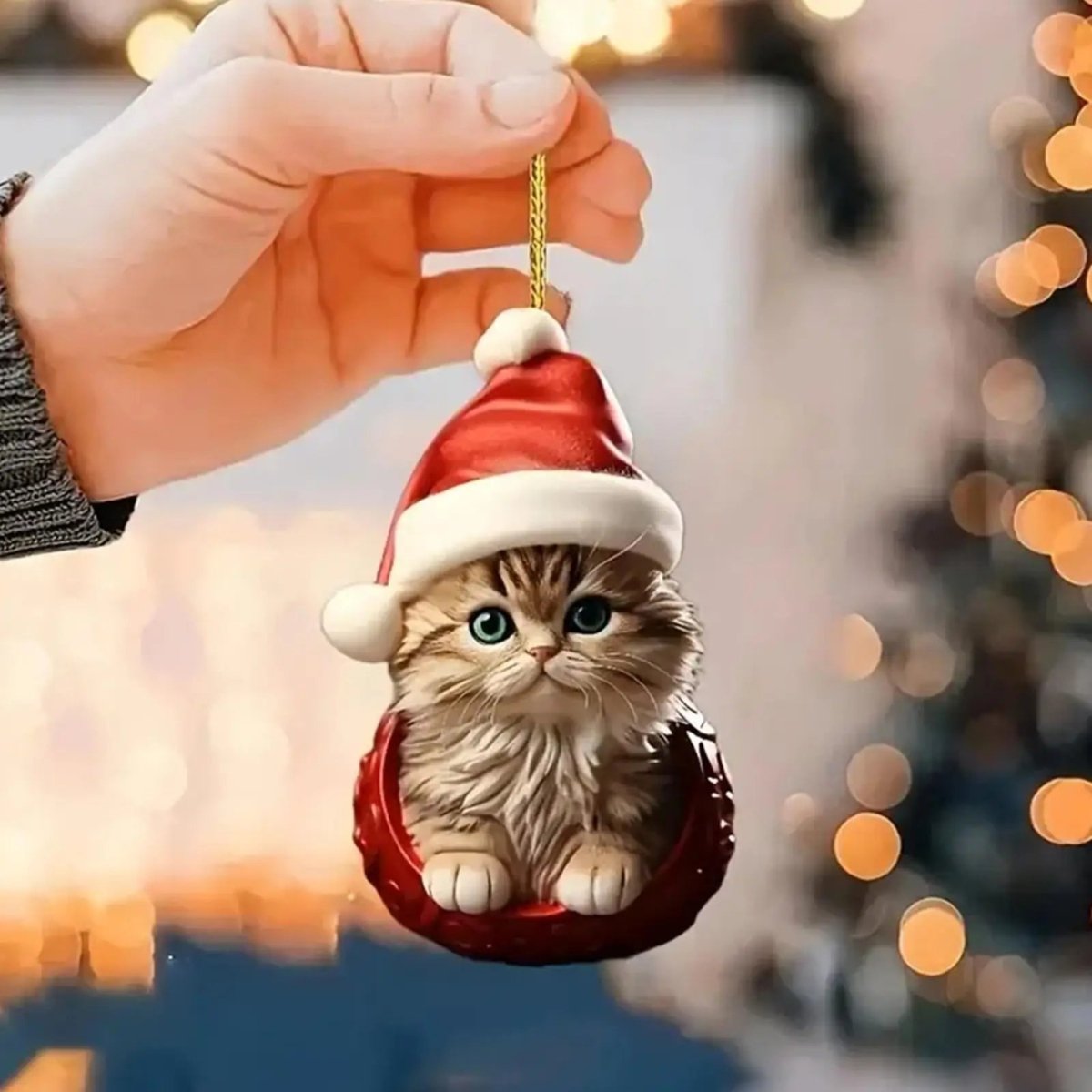 Vintage Christmas Advent Calendar for Cat Lovers