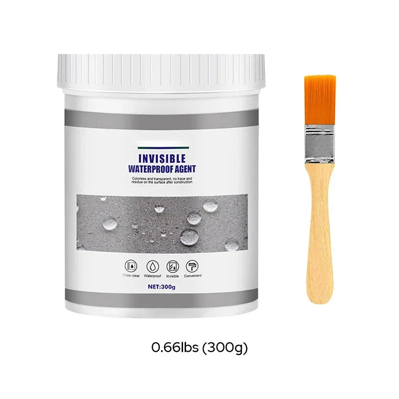 Waterproof Coating | Transparent Non-Yellowing & Long-Lasting | With Brush