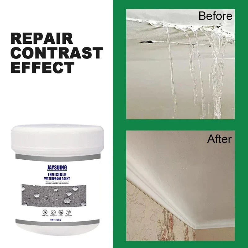 Waterproof Coating | Transparent Non-Yellowing & Long-Lasting | With Brush