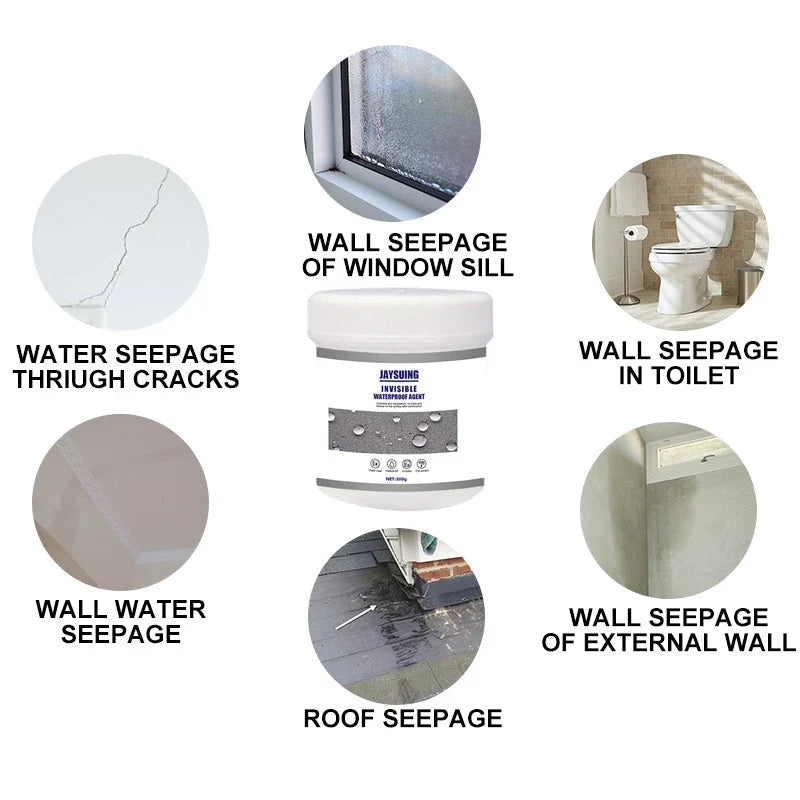 Waterproof Coating | Transparent Non-Yellowing & Long-Lasting | With Brush