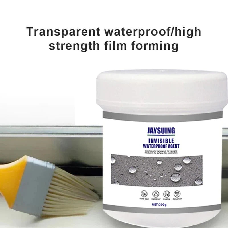 Waterproof Coating | Transparent Non-Yellowing & Long-Lasting | With Brush