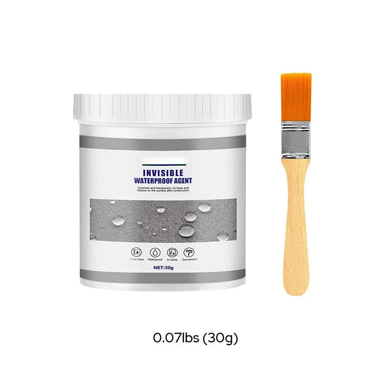 Waterproof Coating | Transparent Non-Yellowing & Long-Lasting | With Brush