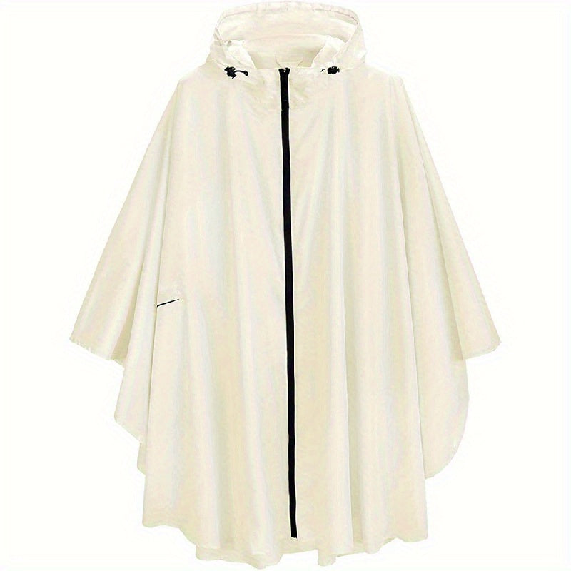 Waterproof Raincoat with Zipper and Pocket for Daily Use and Adventures