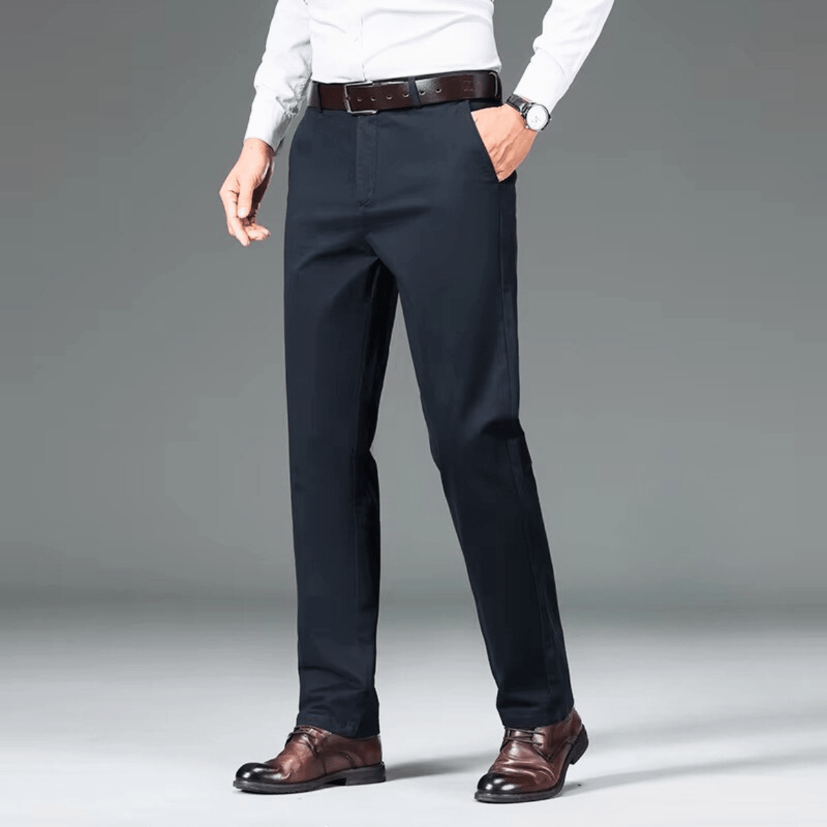 STRAIGHT WINTER PANTS FOR MEN