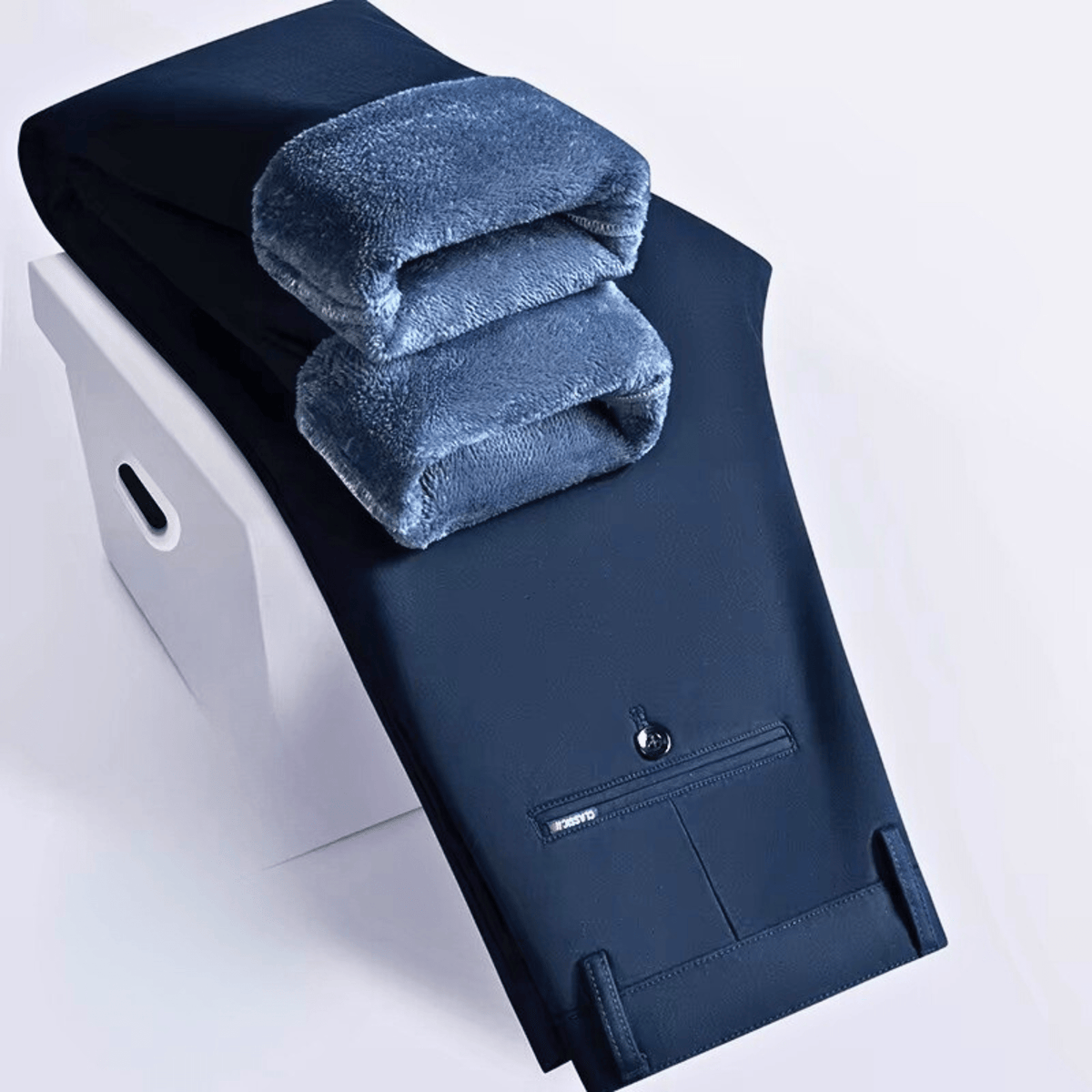 STRAIGHT WINTER PANTS FOR MEN