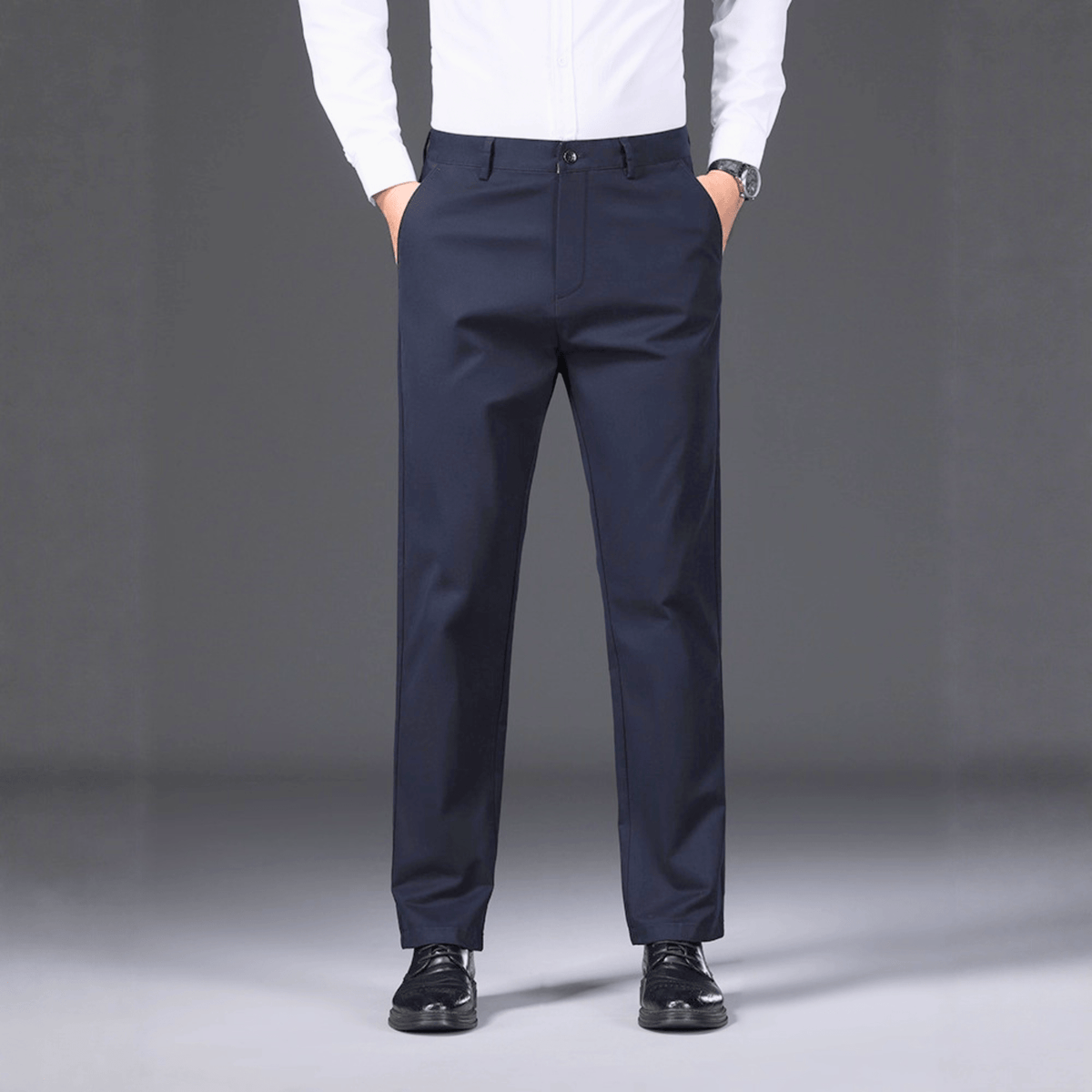 STRAIGHT WINTER PANTS FOR MEN