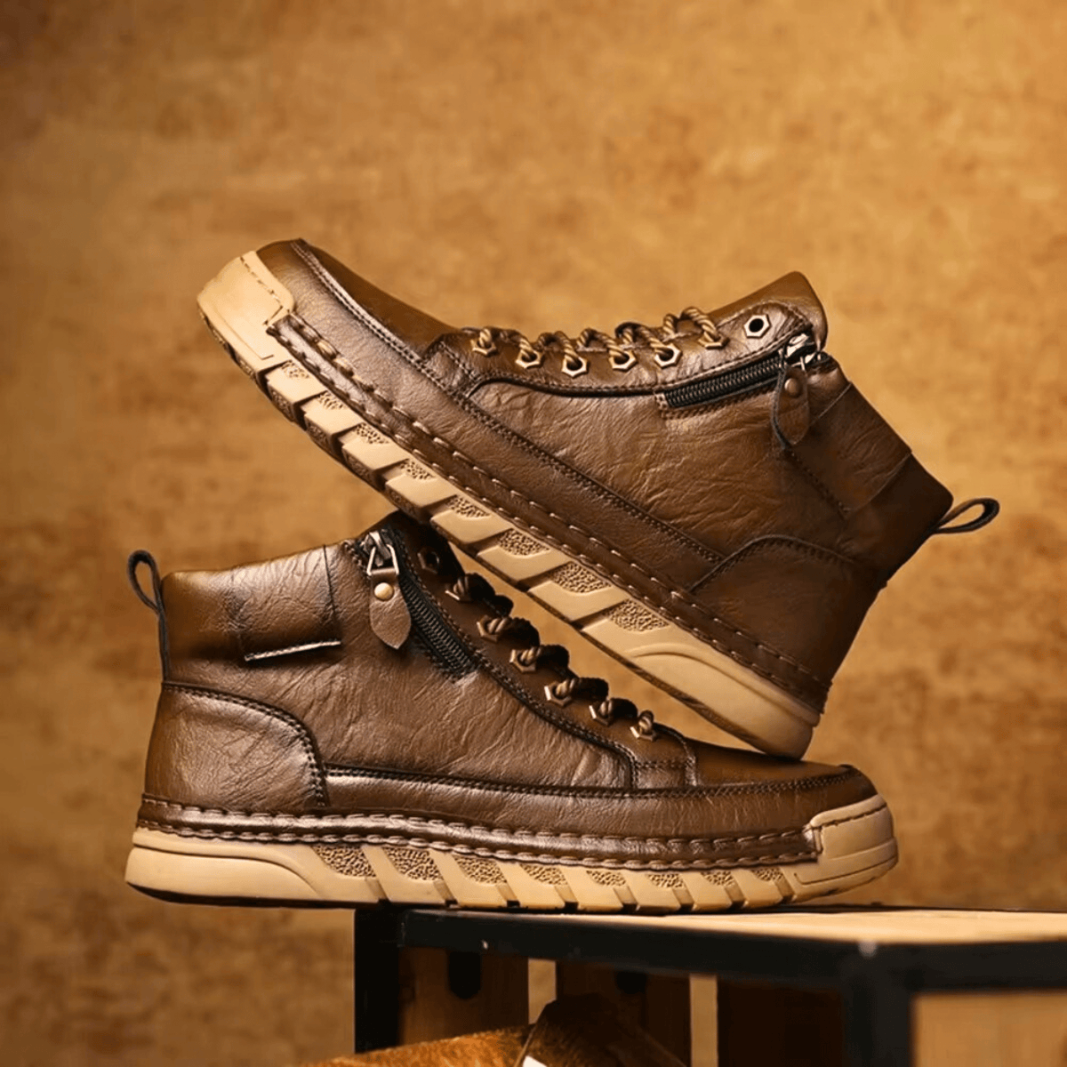 MEN'S LEATHER BOOTS