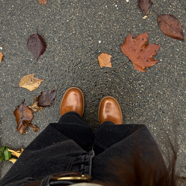 Customer photo: Men's Leather Lace-Up Boot