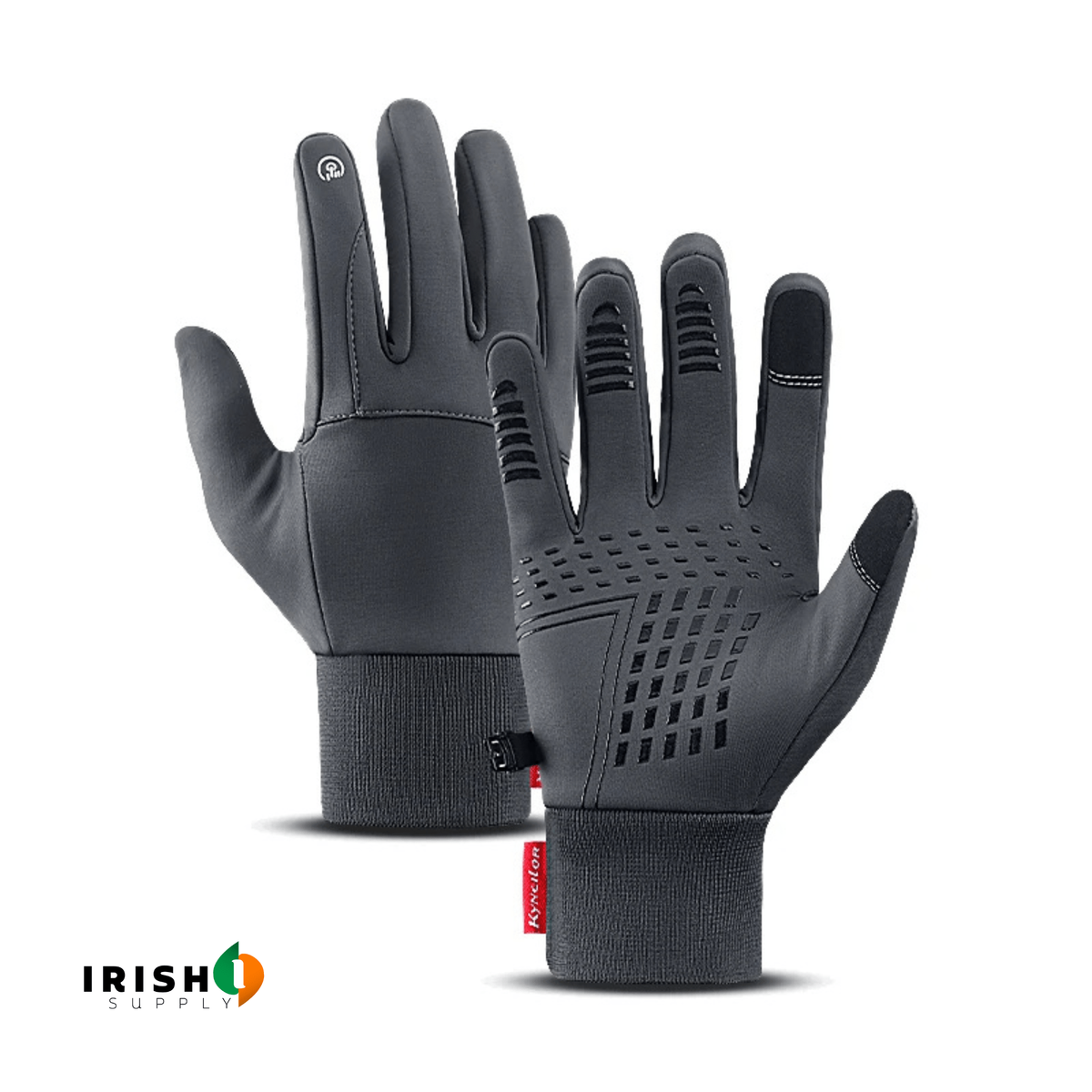 Winter Bike Riding Gloves with Waterproof Thermal Shell and Touchscreen Fingertips