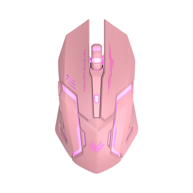 Wireless Ergonomic Gaming Mouse with LED Backlighting and Programmable Side Buttons