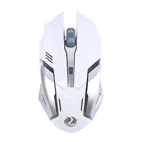 Wireless Ergonomic Gaming Mouse with LED Backlighting and Programmable Side Buttons