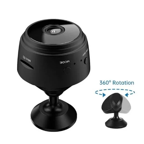 Wireless Mini Security Camera System with Magnetic Stand and Night Vision Doorbell