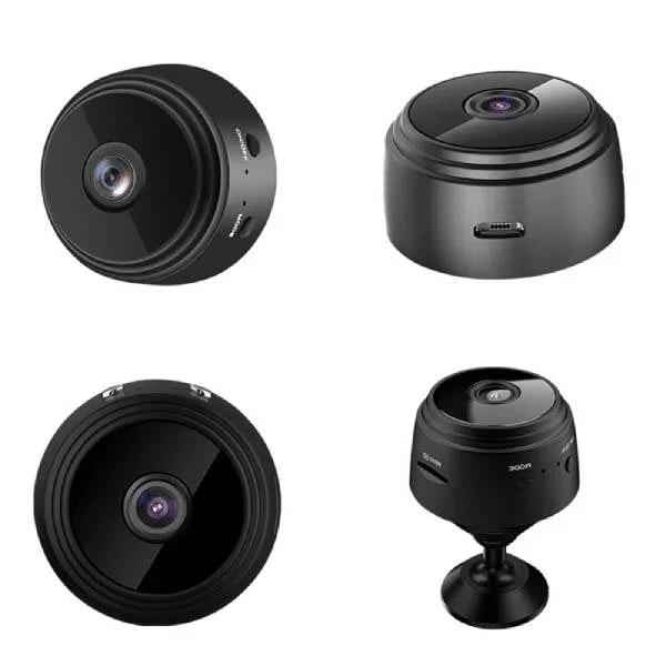 Wireless Mini Security Camera System with Magnetic Stand and Night Vision Doorbell