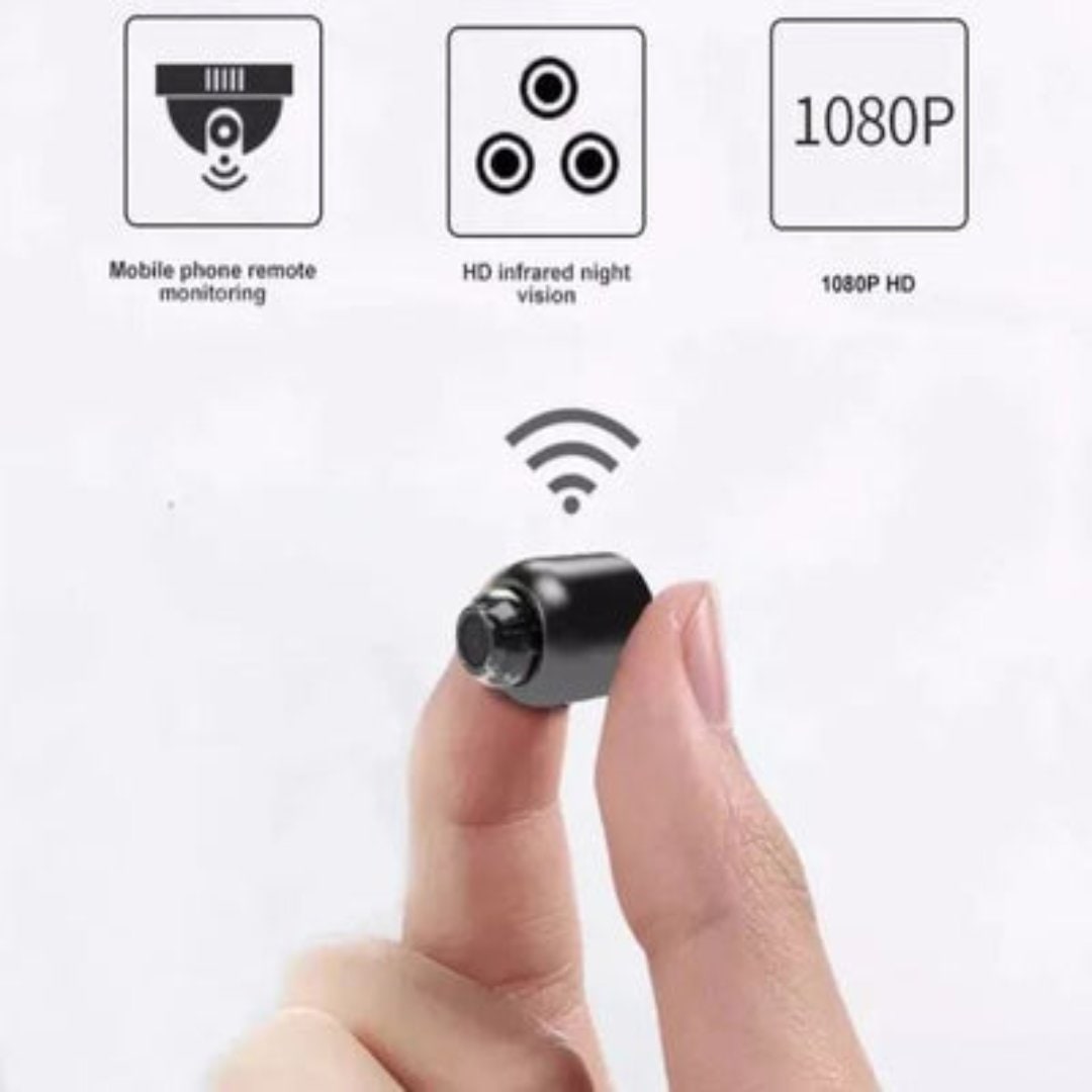 Wireless Mini Security Camera with Night Vision and Motion Detection