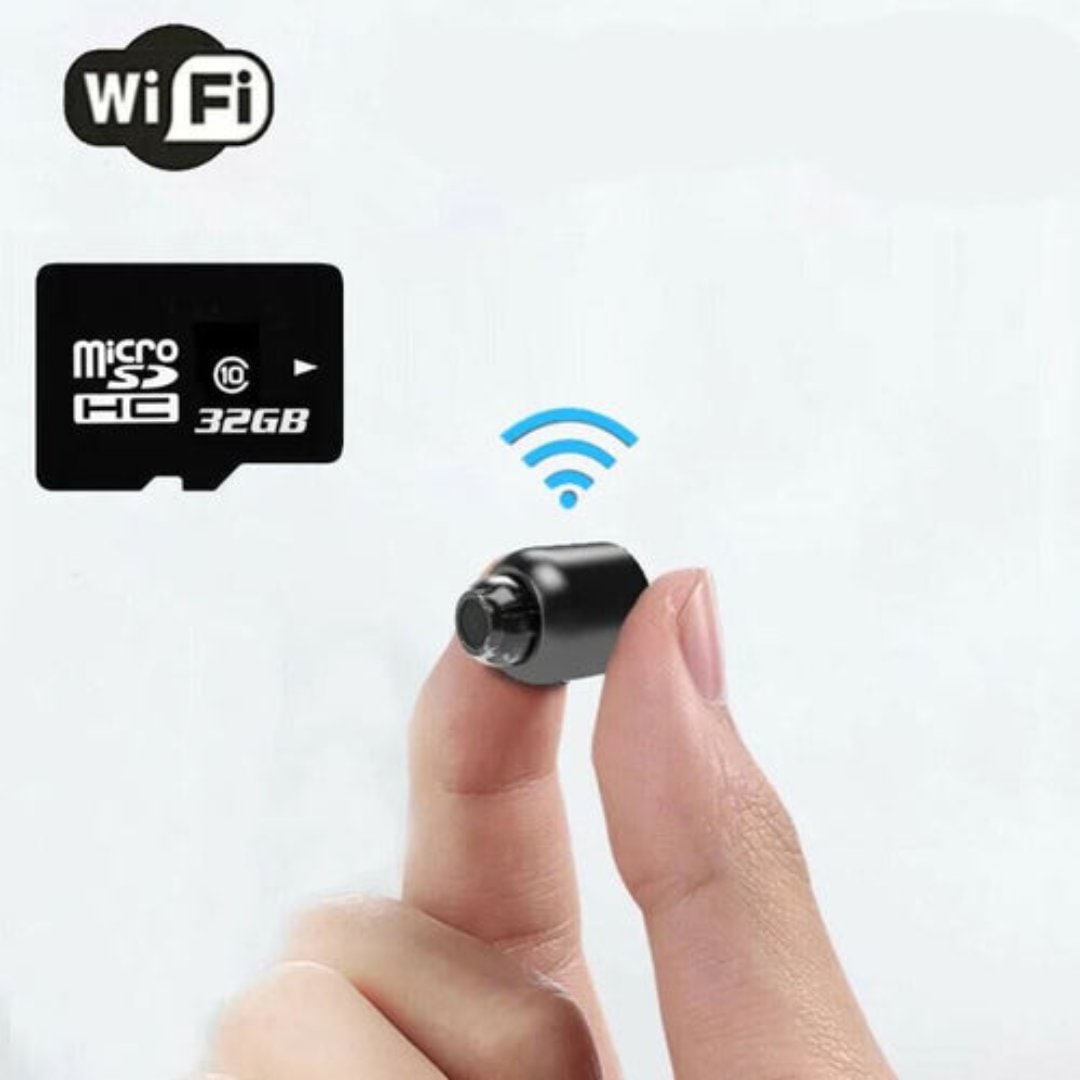 Wireless Mini Security Camera with Night Vision and Motion Detection