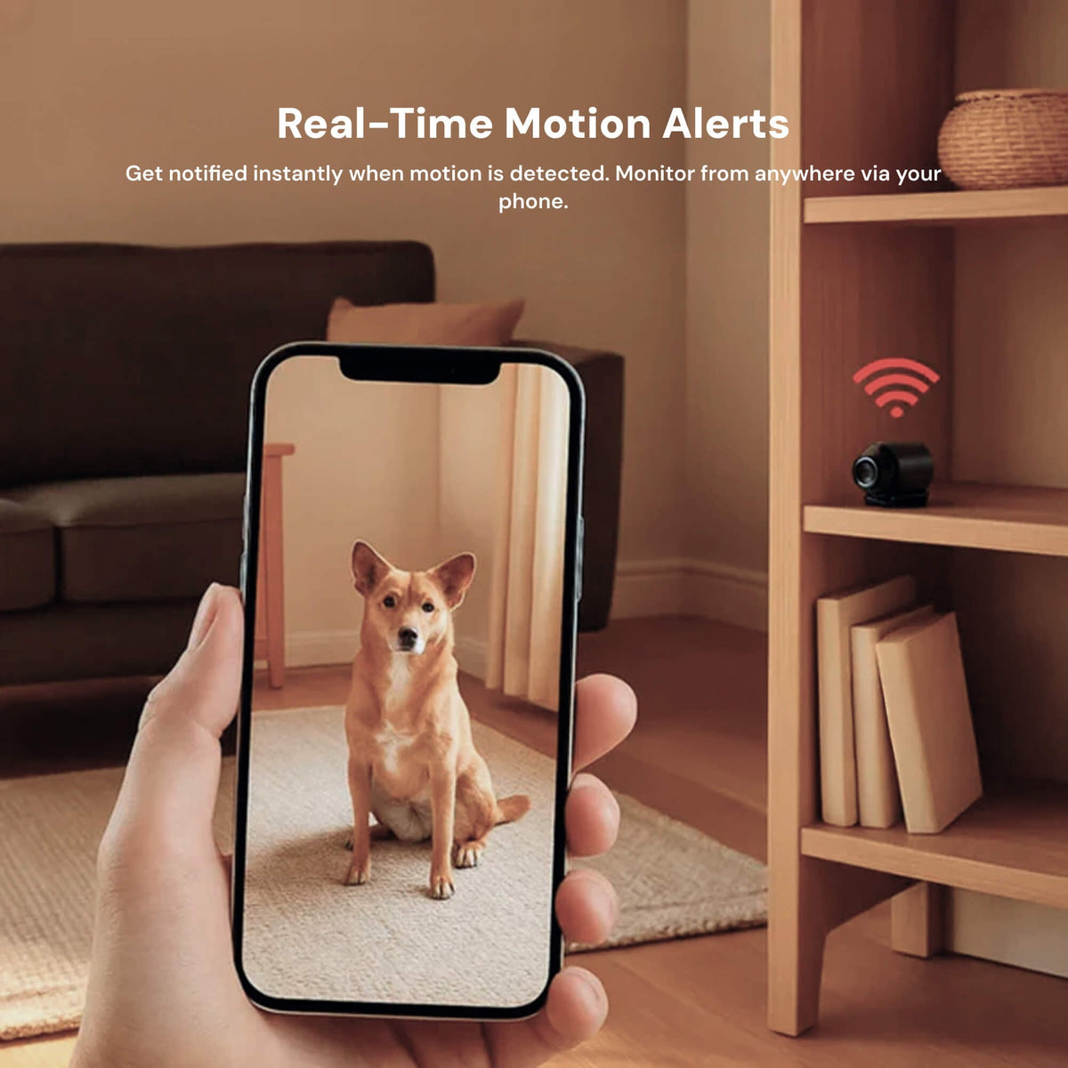 Wireless Mini Security Camera with Night Vision and Motion Detection