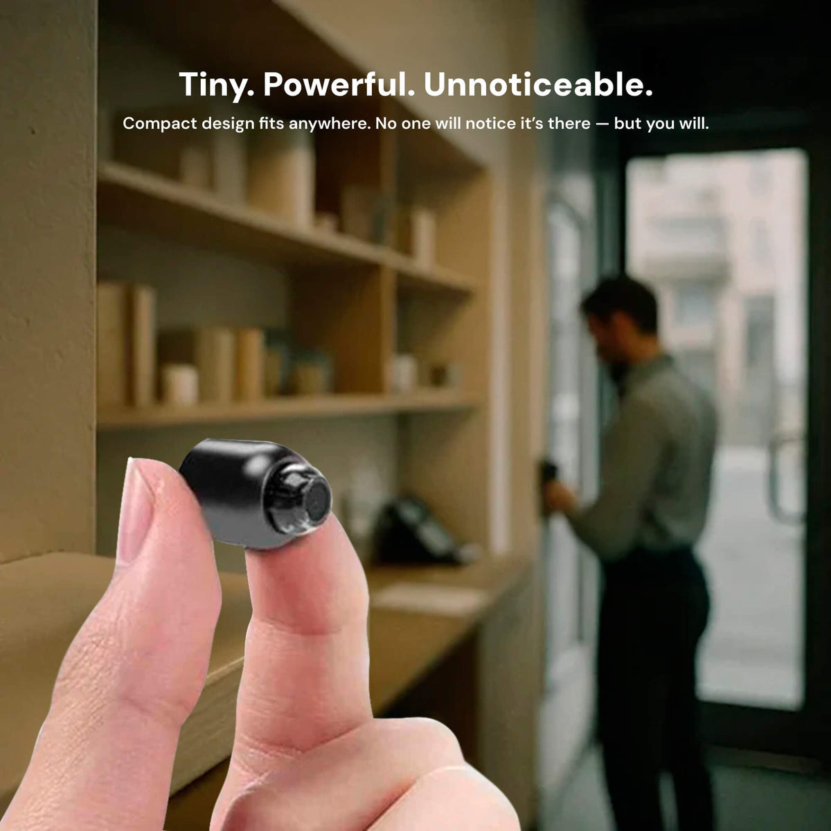 Wireless Mini Security Camera with Night Vision and Motion Detection