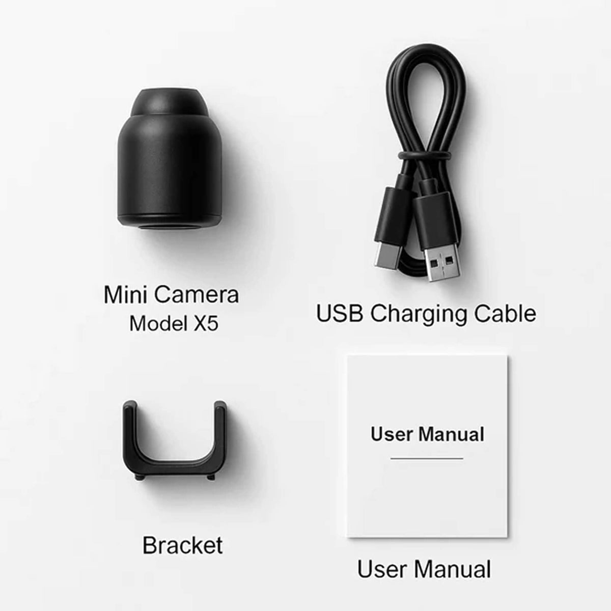 Wireless Mini Security Camera with Night Vision and Motion Detection