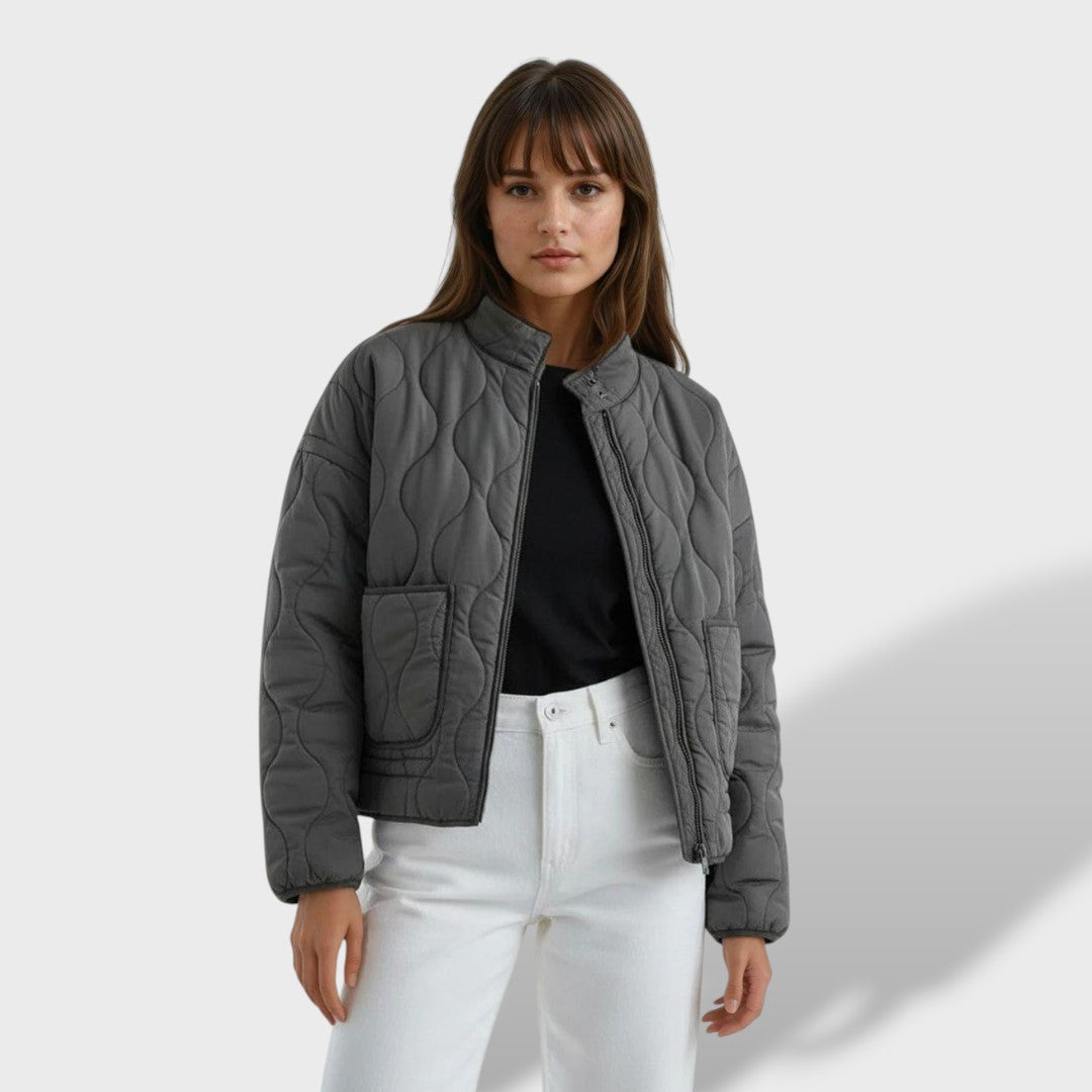 Women’s Lightweight Quilted Zip-Up Jacket