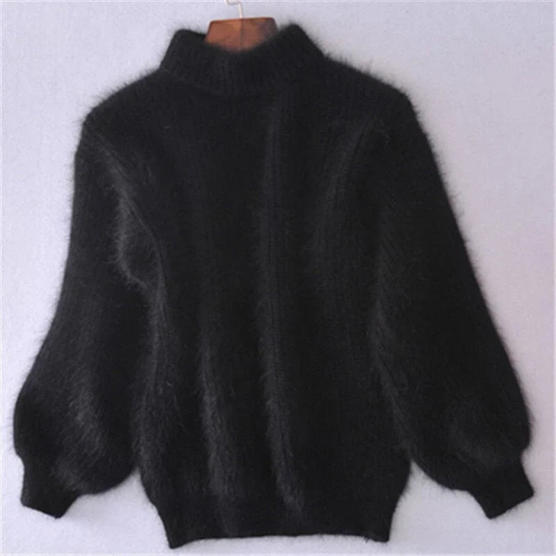 Women's Loose-Knit Wool Sweater – Comfortable and Elegant with Modern Style
