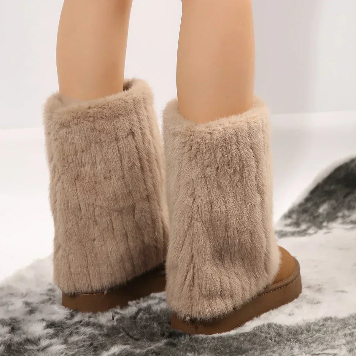 Women's Platform Knee-High Boots