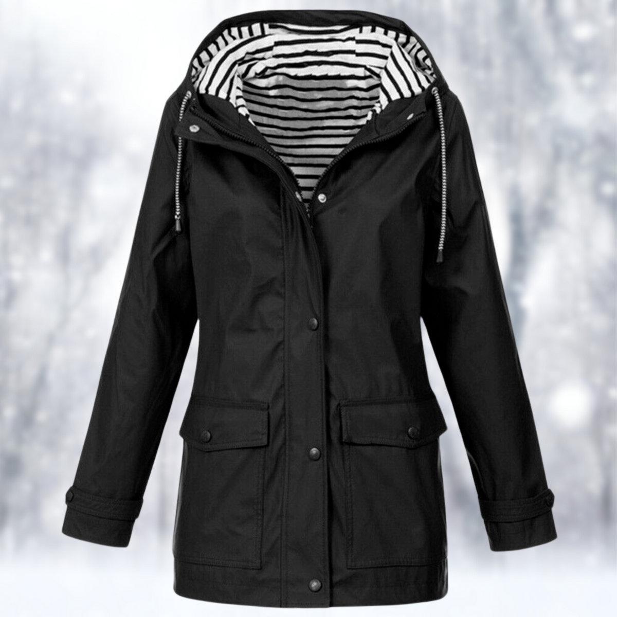 Women's Waterproof Jacket - Versatile and Elegant