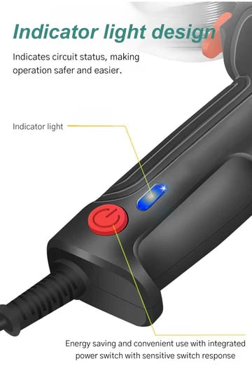 Automatic Soldering Gun with Wire Feed and Temperature Control for Electronics
