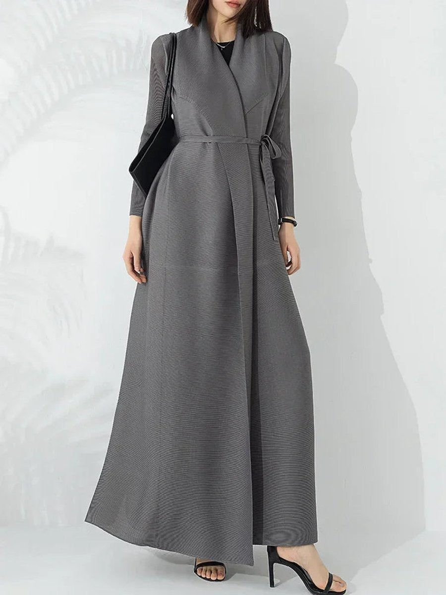Esme | Belted A-Line Longline Winter Coat