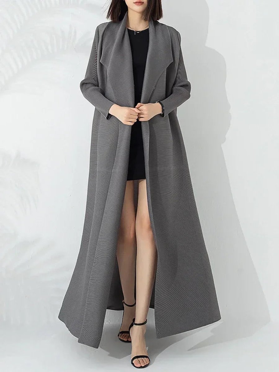 Esme | Belted A-Line Longline Winter Coat