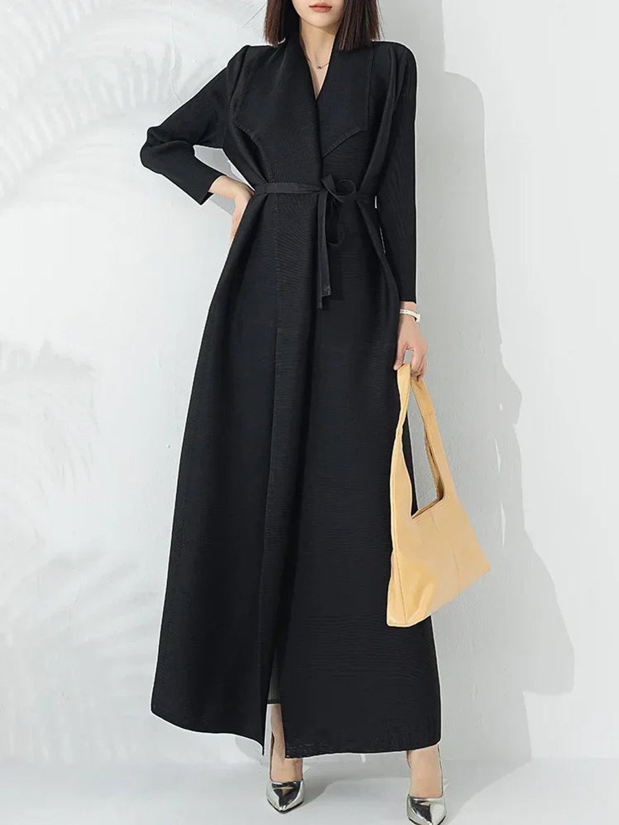 Esme | Belted A-Line Longline Winter Coat