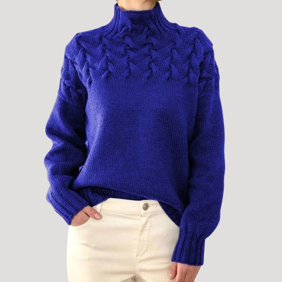 Sabelline | Cable Knit Turtleneck Sweater