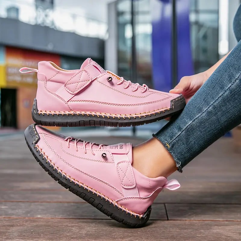 Women's Casual Slip on Sneakers with Whipstitch Detail and Comfort Everyday Wear