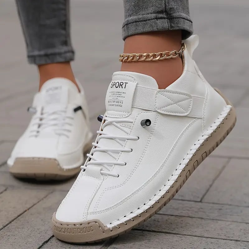 Women's Casual Slip on Sneakers with Whipstitch Detail and Comfort Everyday Wear