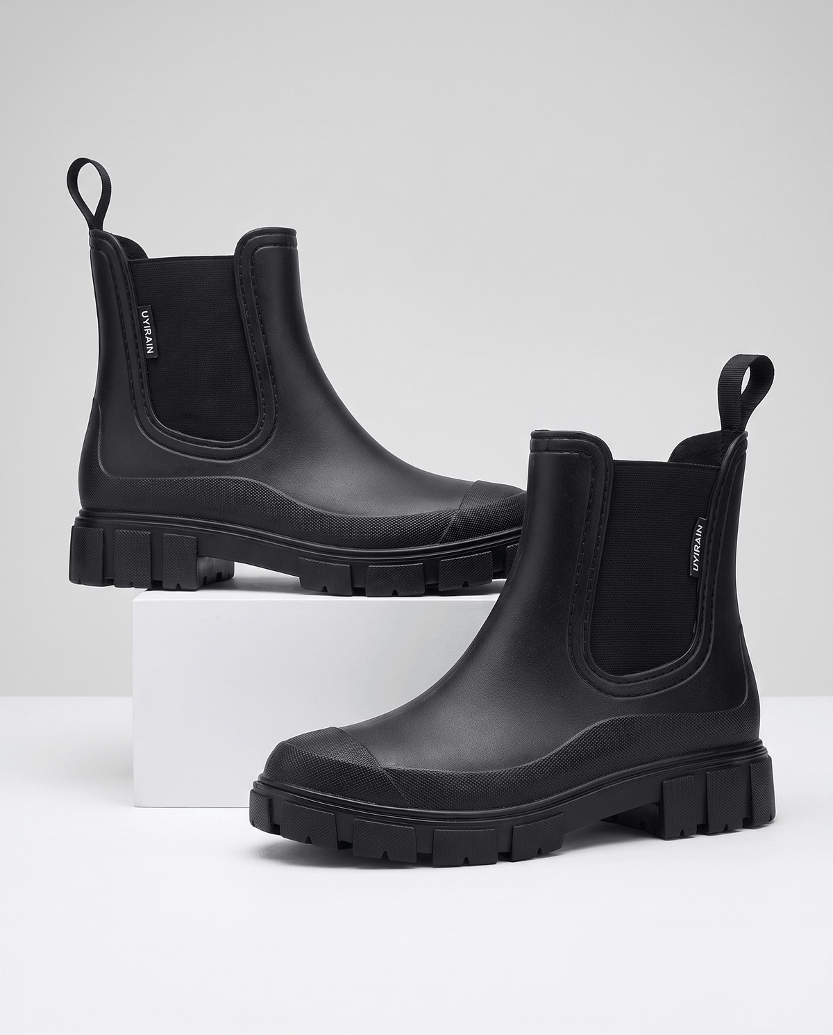 Chelsea Rain Boots for Women – Water-Repellent Shell & Lug Sole | Elodie