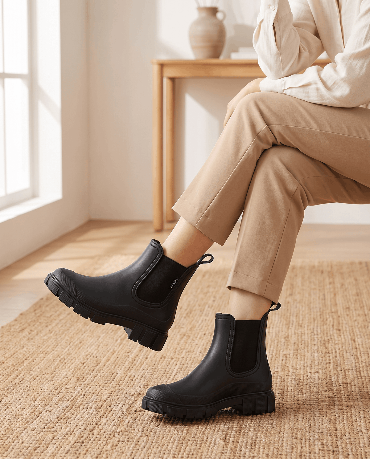 Chelsea Rain Boots for Women – Water-Repellent Shell & Lug Sole | Elodie