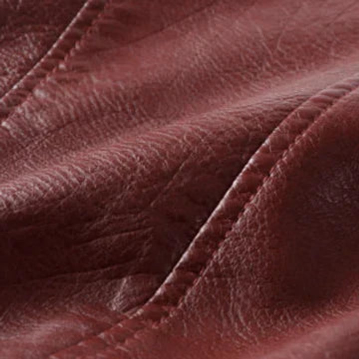 Adelaide | Cropped Biker Zip-Up Leather Jacket